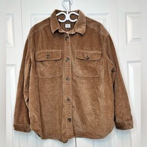 Denver Hayes Brown Corduroy Shirt Jacket